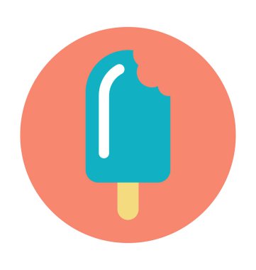 Buz Pop renkli vektör simgesi