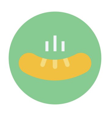 Baget renkli vektör simgesi