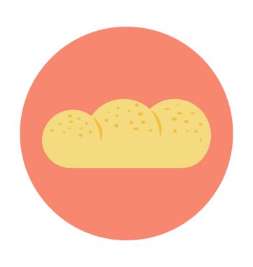 Baget renkli vektör simgesi