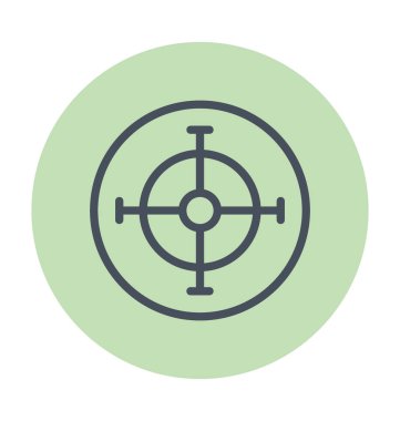 İnce artı renkli vektör simgesi