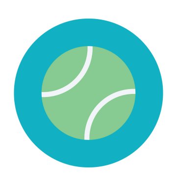 Topu renkli vektör simgesi