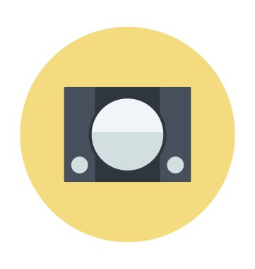 Oyun çubuğu renkli vektör simgesi