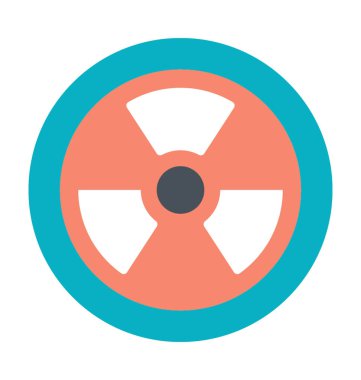 Toksik renkli vektör simgesi