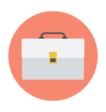 Evrak Çantası'nı renkli vektör simgesi