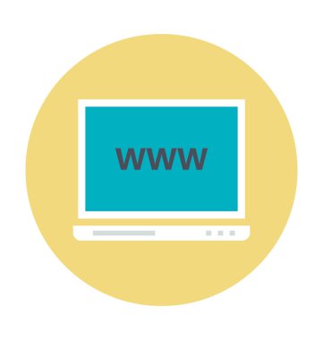 Www renkli vektör simgesi 