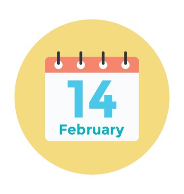 Aşk defter renkli vektör simgesi