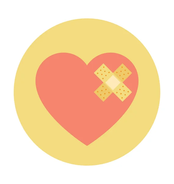Векторная Икона Разбитых Сердец — стоковый вектор