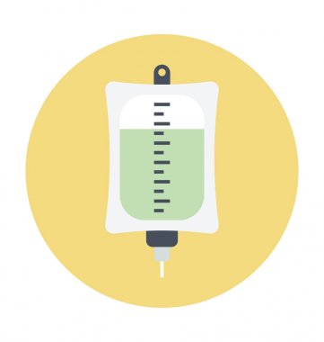 Kan nakli renkli vektör simgesi