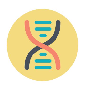 DNA renkli vektör simgesi
