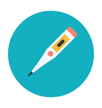 Termometre renkli vektör simgesi