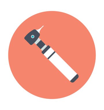 Diş matkap renkli vektör simgesi