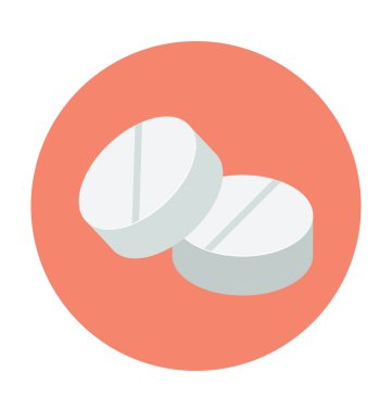 Tablet renkli vektör simgesi