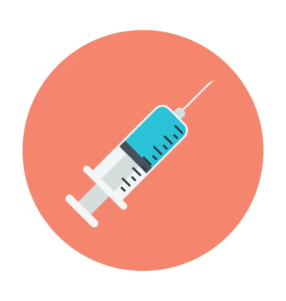 Injectie Gekleurde Vector Icon — Stockvector