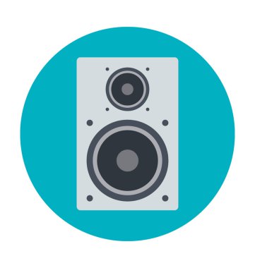 Hoparlör renkli vektör simgesi