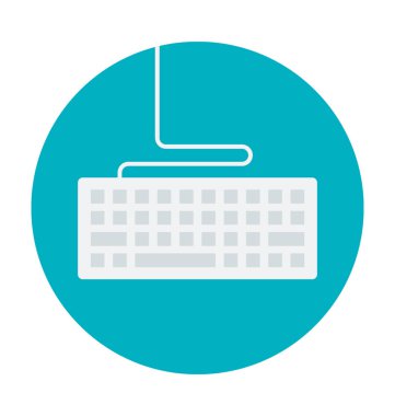 Vektör simge renkli klavye