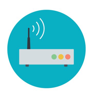 WLAN renkli vektör simgesi