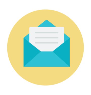 E-posta renkli vektör simgesi