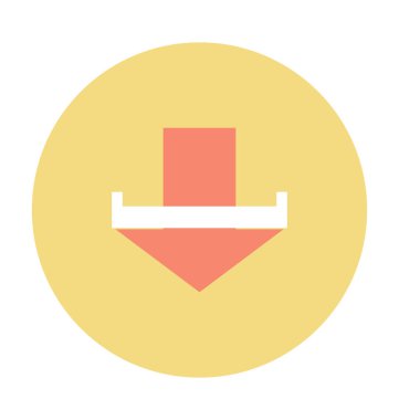 Renkli vektör simge indir  