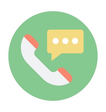 Renkli vektör simge telekomünikasyon