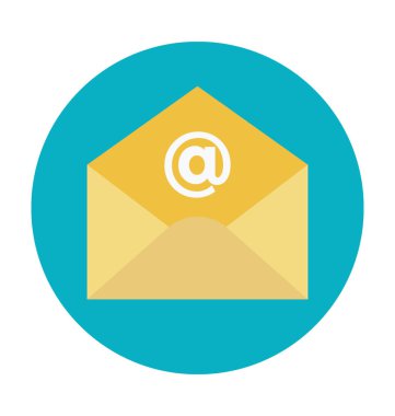 E-posta renkli vektör simgesi