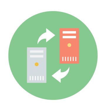 Renkli vektör simge dönüştürme veri