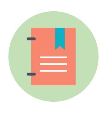 günlük renkli vektör simgesi