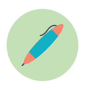 Kalem renkli vektör simgesi 