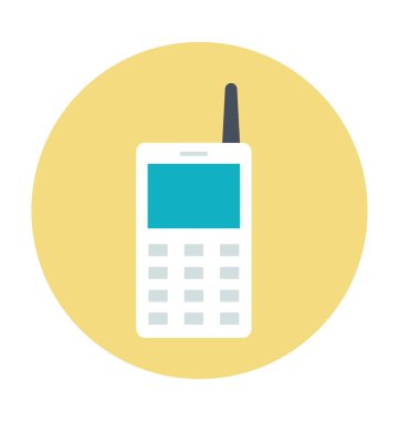 telsiz konuşma vektör simgesi