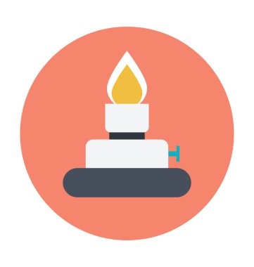 Ruh lamba renkli vektör simgesi