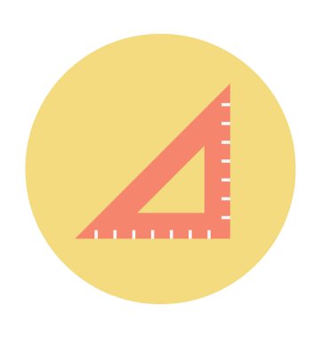 Derecesi ölçek renkli vektör simgesi 