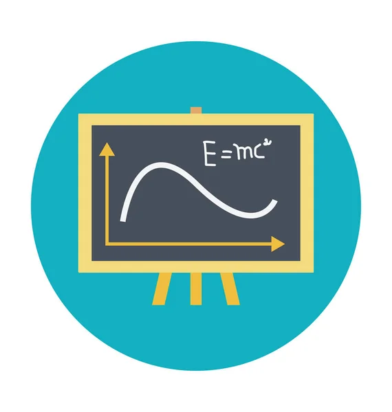 Icono Vector Fórmula Científica — Archivo Imágenes Vectoriales