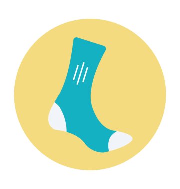 Renkli vektör çizim çorap