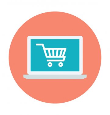 E-ticaret renkli vektör çizim