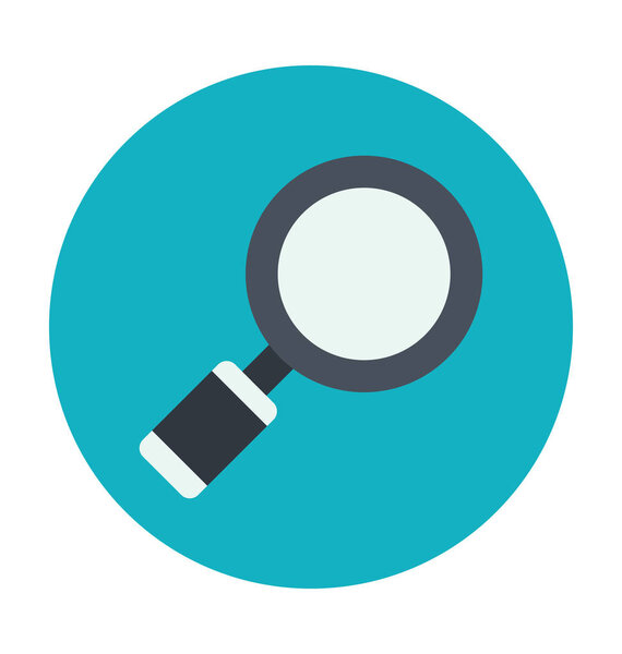 Magnifier Colored Vector Icon