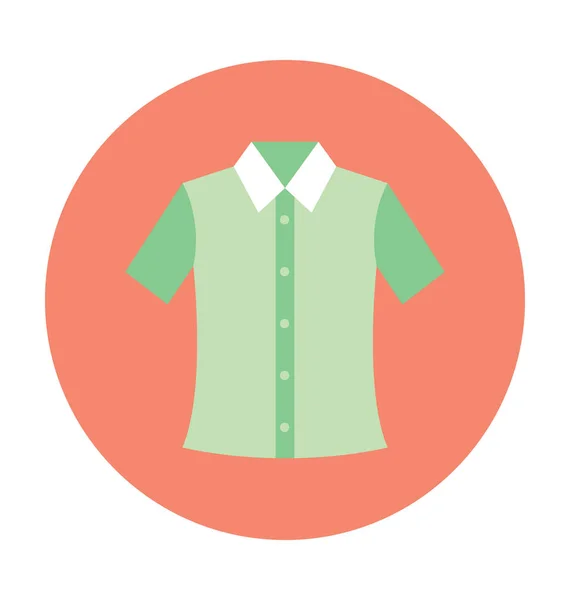 Shirt Gekleurde Vectorillustratie — Stockvector