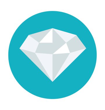 Renkli vektör çizim elmas