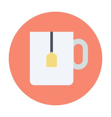 Anlık çay vektör çizim renkli