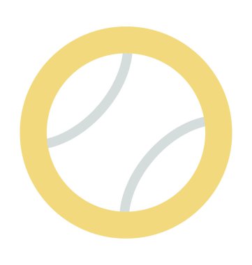 Topu renkli vektör simgesi