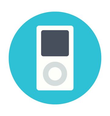 IPod renkli vektör simgesi