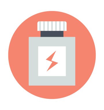 Gıda takviyeleri renkli vektör simgesi