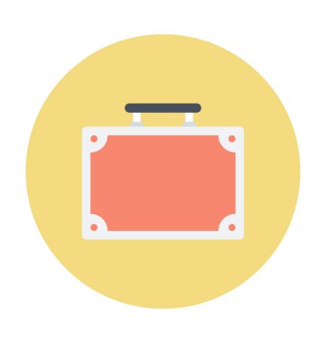 Evrak Çantası'nı renkli vektör simgesi