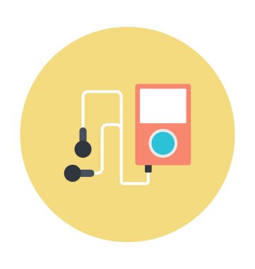 IPod renkli vektör simgesi