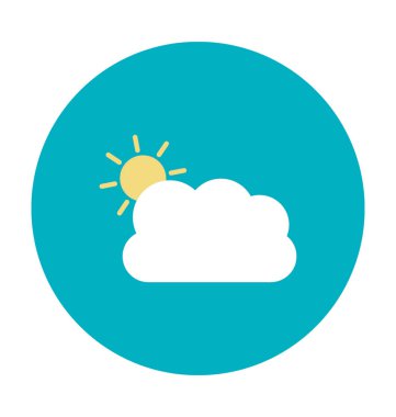 Sunrise renkli vektör simgesi