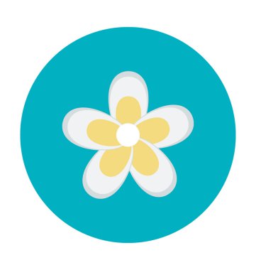 Çiçek renkli vektör simgesi