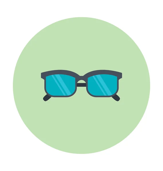 Óculos Sol Colorido Vetor Ícone — Vetor de Stock