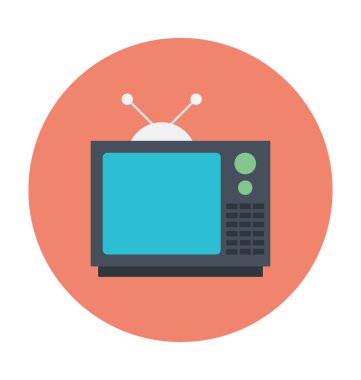 Aptal kutusu renkli vektör simgesi