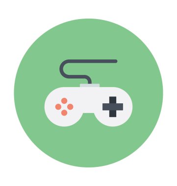 Gamepad renkli vektör simgesi