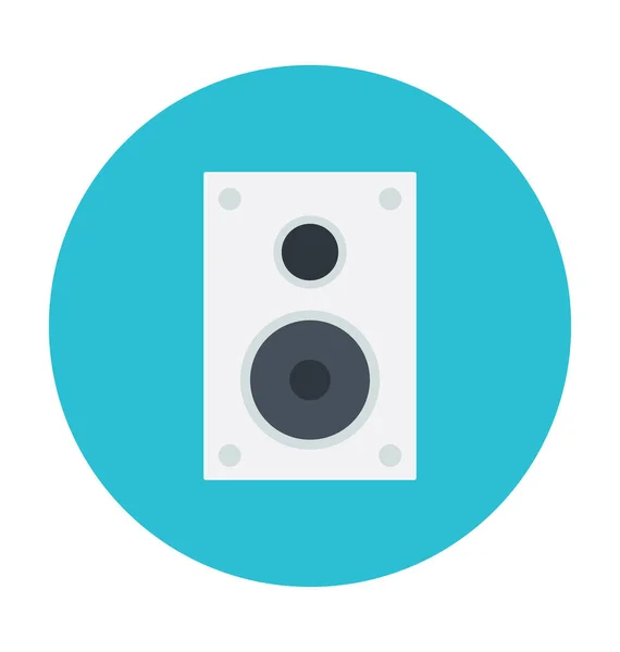 Altavoz Color Vector Icono — Vector de stock