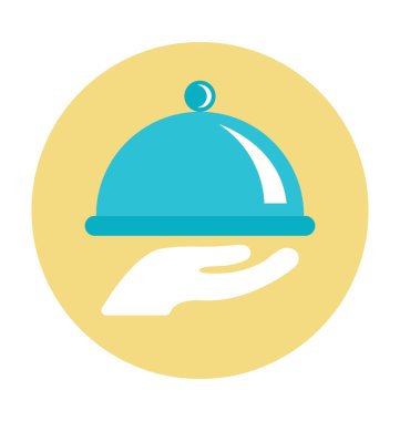 Renkli garson simge vektör 