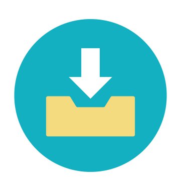 Renkli vektör simge indir 